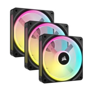 Corsair iCue Link QX120 RGB 120mm Triple Fan Kit with iCue Link System Hub