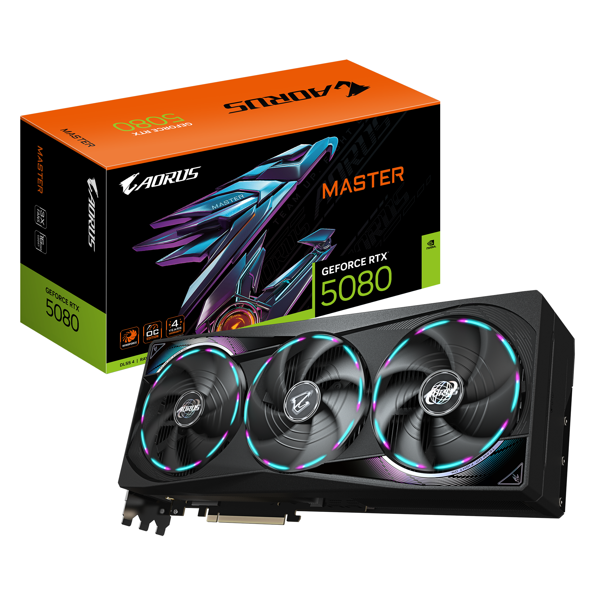 Gigabyte AORUS GeForce RTX 5080 MASTER 16G (GV-N5080AORUS M-16GD) | QdL Technologies Gigabyte AORUS GeForce RTX 5080 MASTER 16G