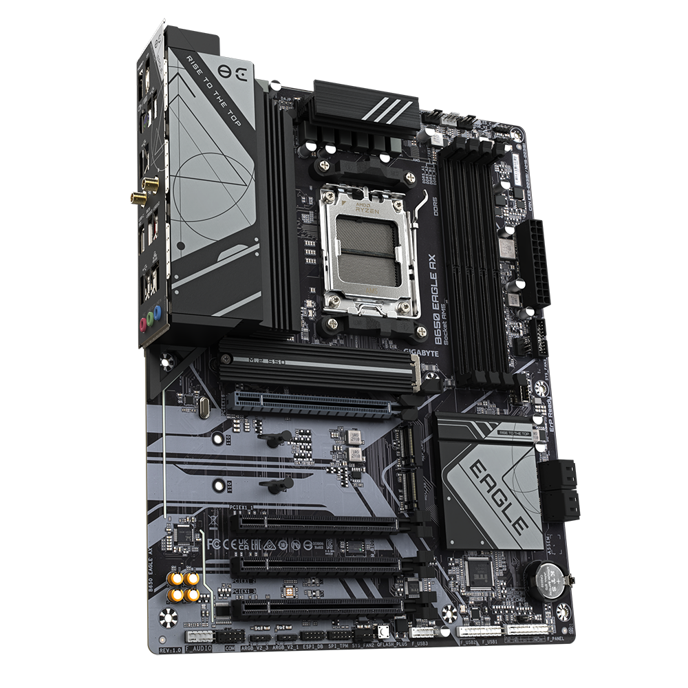 Gigabyte B650 EAGLE AX AMD AM5 ATX (GA-B650-EAGLE-AX) | QdL Technologies Gigabyte B650 EAGLE AX AMD AM5 ATX 02