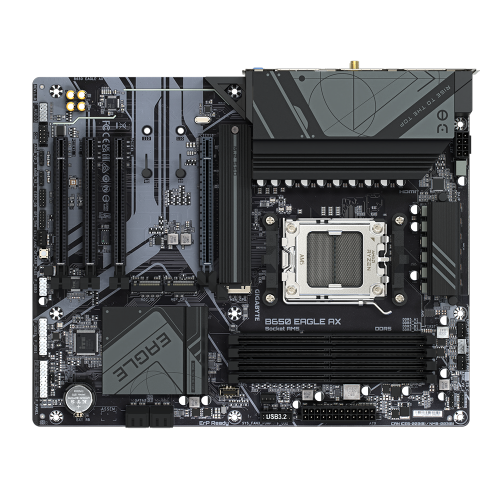 Gigabyte B650 EAGLE AX AMD AM5 ATX (GA-B650-EAGLE-AX) | QdL Technologies Gigabyte B650 EAGLE AX AMD AM5 ATX 05