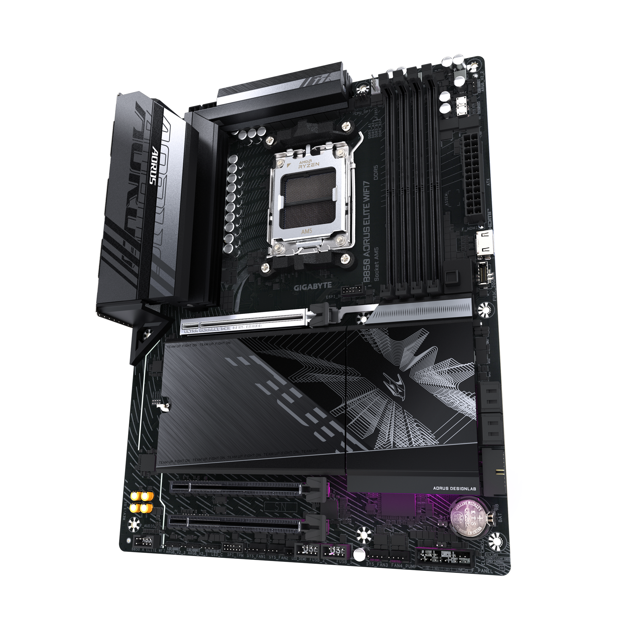 Gigabyte B850 AORUS ELITE WIFI7 AMD AM5 ATX (GA-B850-A-ELITE-WF7) | QdL Technologies Gigabyte B850 AORUS ELITE WIFI7 AMD AM5 ATX 03