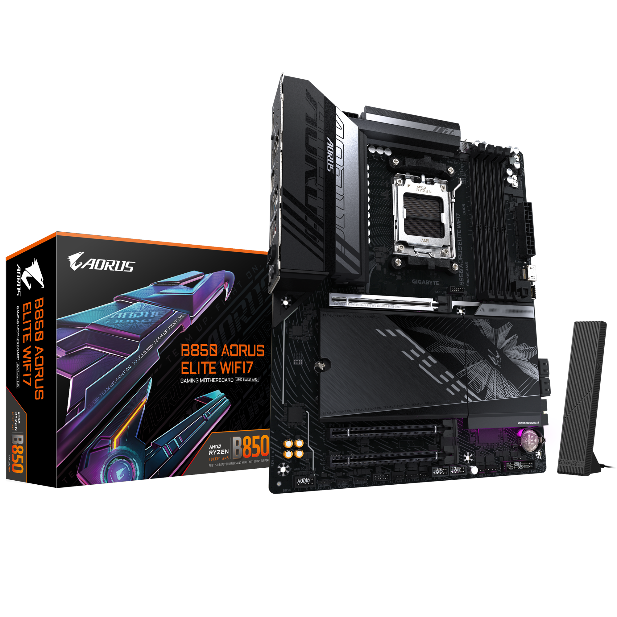 Gigabyte B850 AORUS ELITE WIFI7 AMD AM5 ATX (GA-B850-A-ELITE-WF7) | QdL Technologies Gigabyte B850 AORUS ELITE WIFI7 AMD AM5 ATX