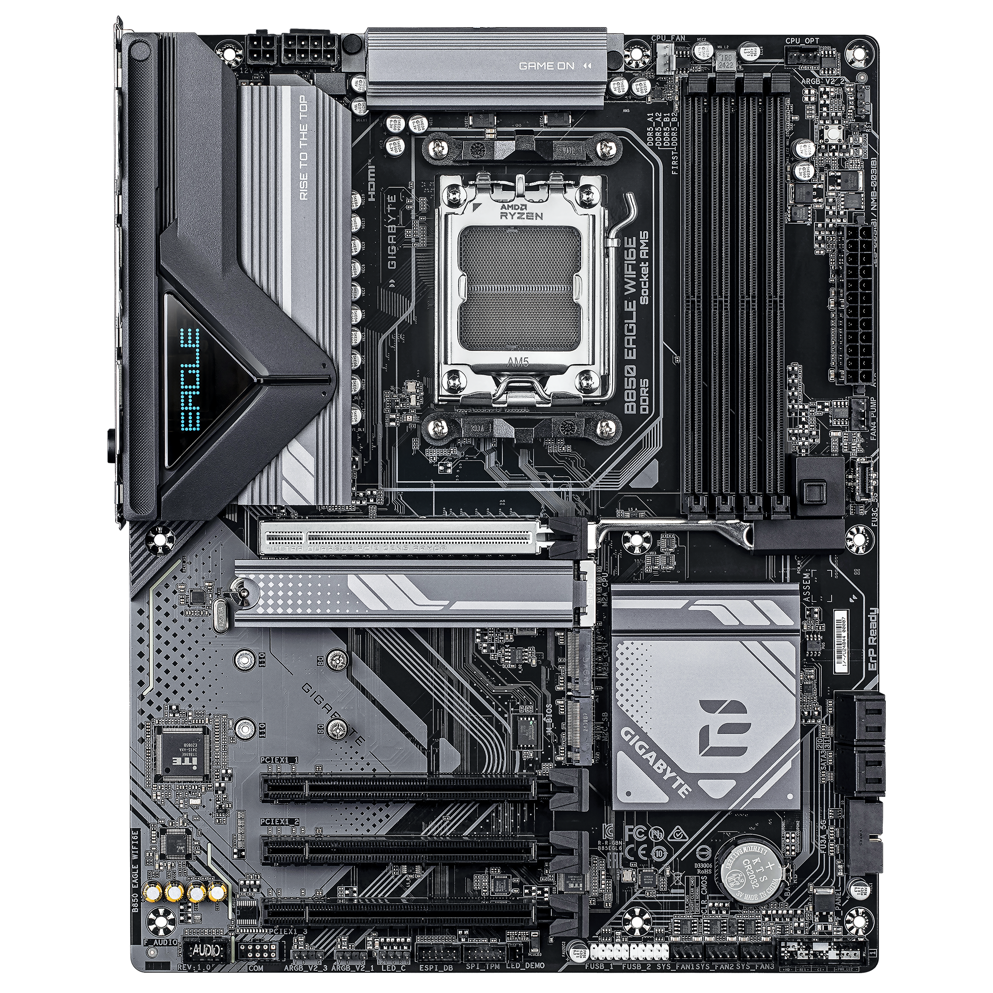 Gigabyte B850 EAGLE WIFI6E AMD AM5 ATX (GA-B850-EAGLE-WIFI6E) | QdL Technologies Gigabyte B850 EAGLE WIFI6E AMD AM5 ATX 01