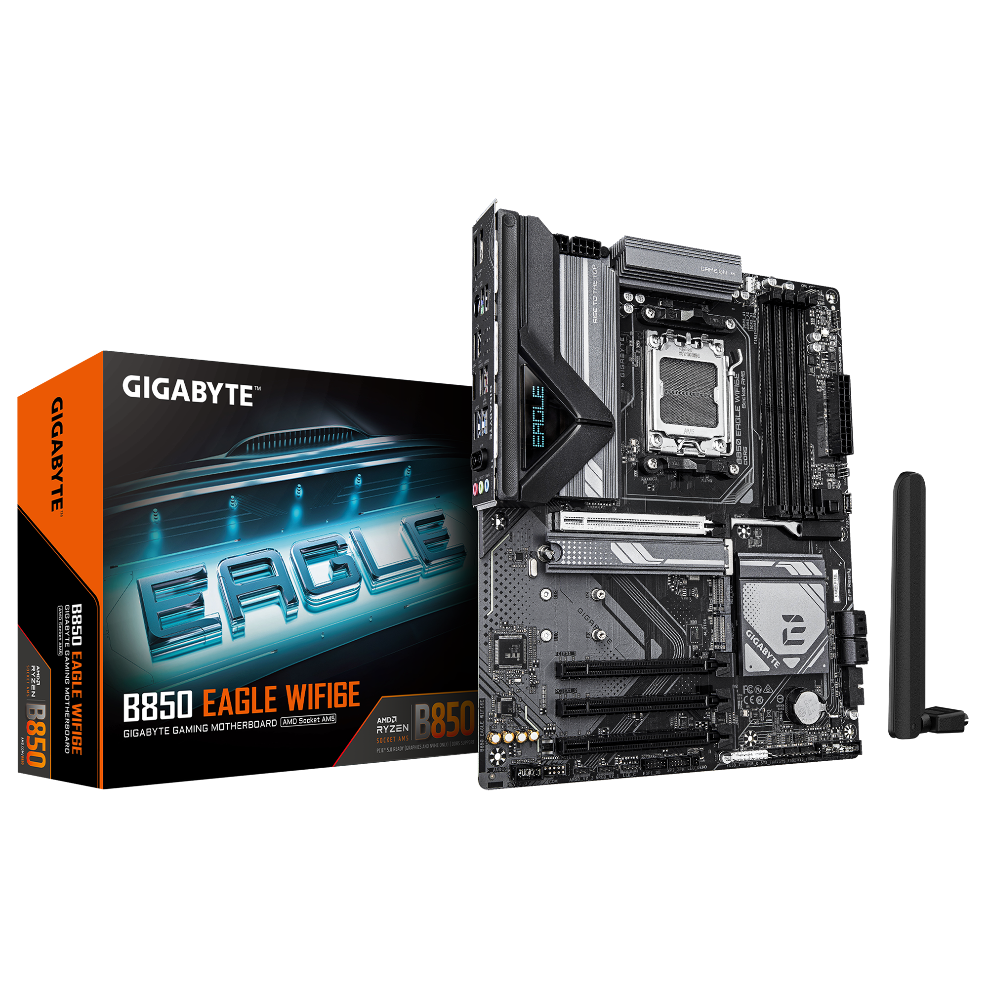 Gigabyte B850 EAGLE WIFI6E AMD AM5 ATX (GA-B850-EAGLE-WIFI6E) | QdL Technologies Gigabyte B850 EAGLE WIFI6E AMD AM5 ATX