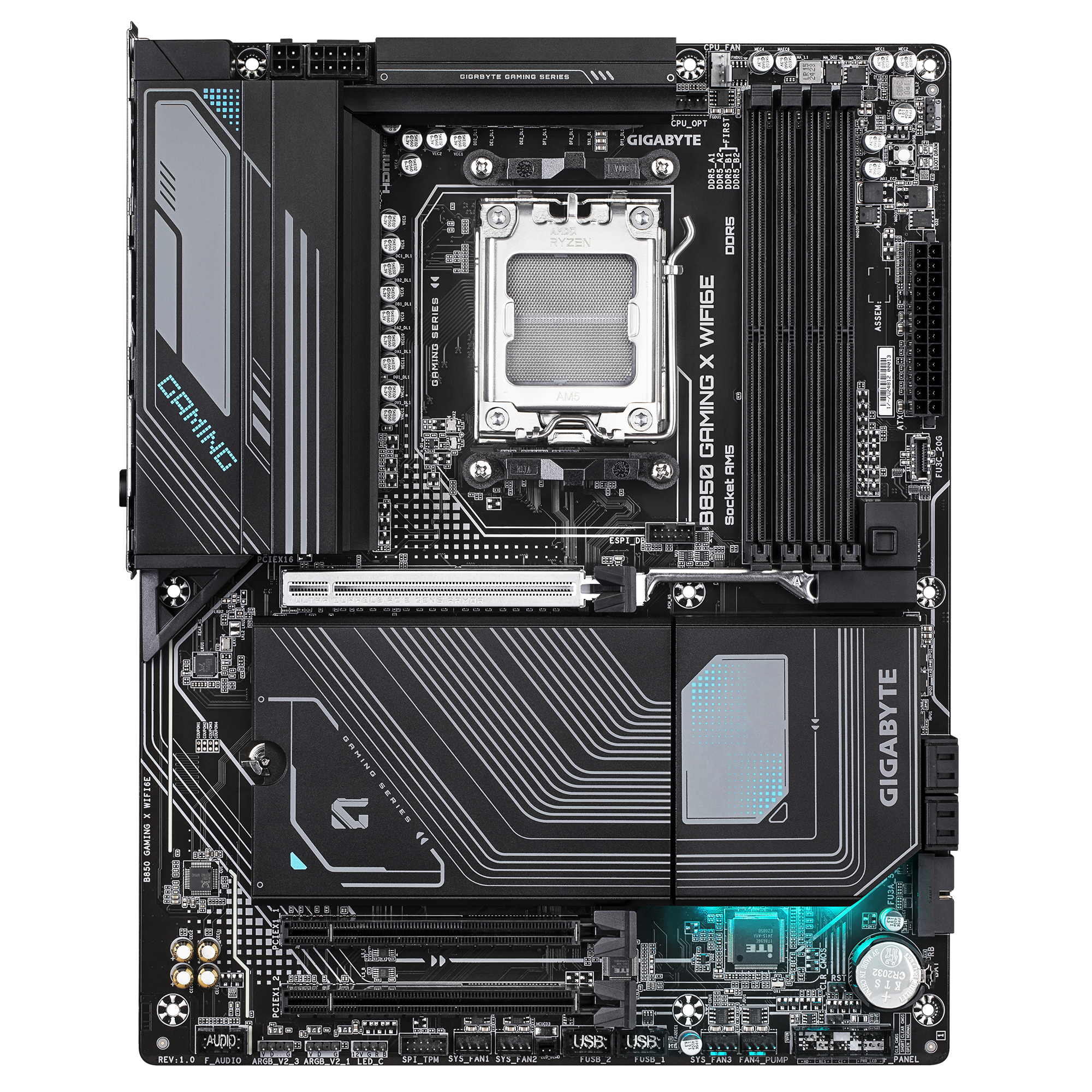 Gigabyte B850 GAMING X WIFI6E AMD AM5 ATX (GA-B850-GAMING-X-WIFI6E) | QdL Technologies Gigabyte B850 GAMING X WIFI6E AMD AM5 ATX 01