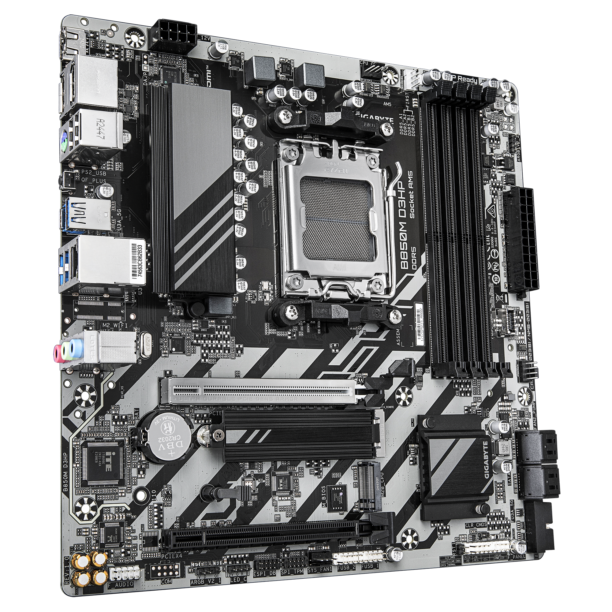 Gigabyte B850M D3HP AMD AM5 Micro-ATX (GA-B850M-D3HP) | QdL Technologies Gigabyte B850M D3HP AMD AM5 Micro ATX 02