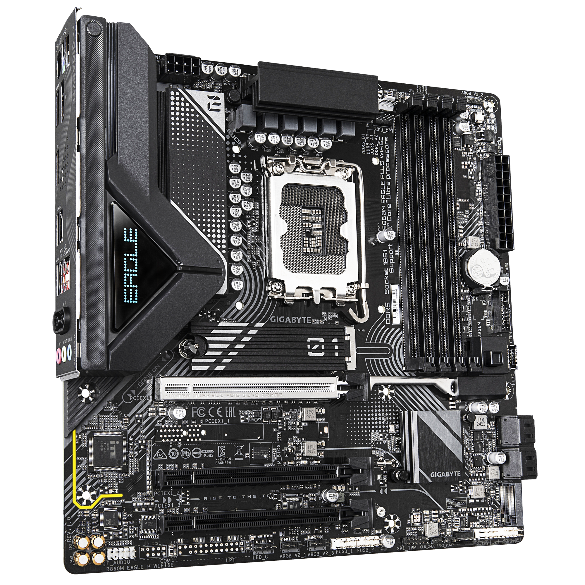 Gigabyte B860M EAGLE PLUS WIFI6E Intel LGA1851 Micro-ATX (GA-B860M-EAGLE-P-WIFI6E) | QdL Technologies Gigabyte B860M EAGLE PLUS WIFI6E Intel LGA1851 Micro ATX 02