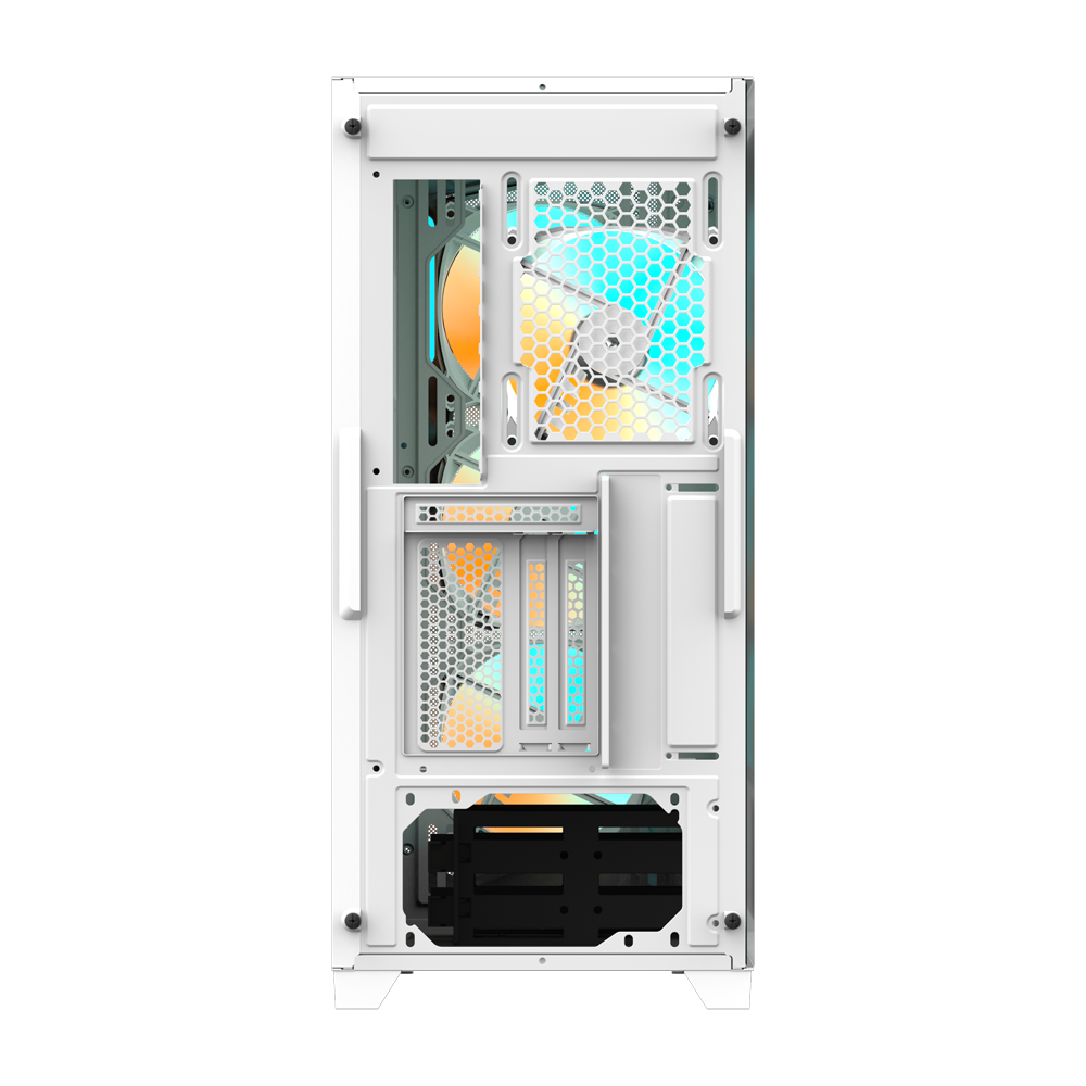 Gigabyte C301 GLASS V2 Mid Tower Chassis (GB-C301GW V2) | QdL Technologies Gigabyte C301 GLASS V2 Mid Tower Chassis White 02