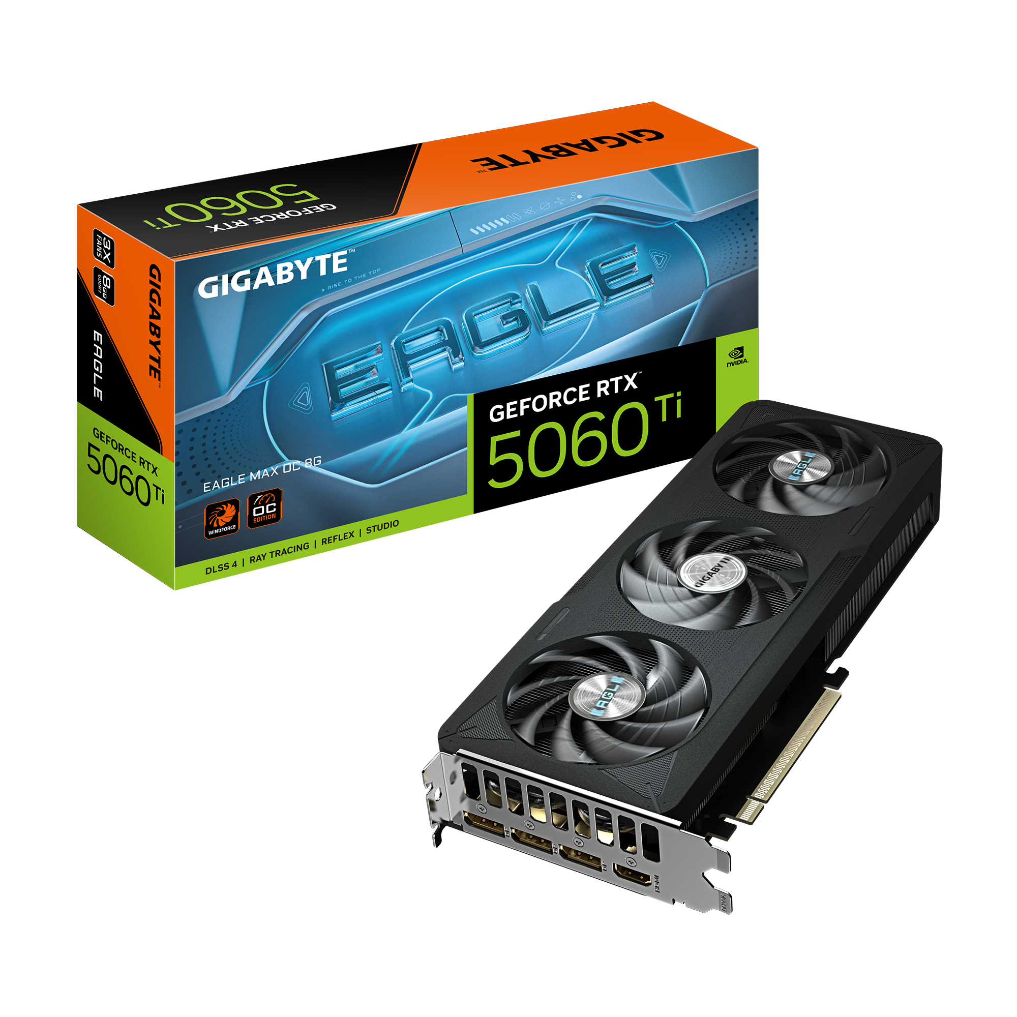 Gigabyte GeForce RTX 5060 Ti EAGLE MAX OC 8G (GV-N506TEAGLEMAX OC-8GD) | QdL Technologies Gigabyte GeForce RTX 5060 Ti EAGLE MAX OC 8G