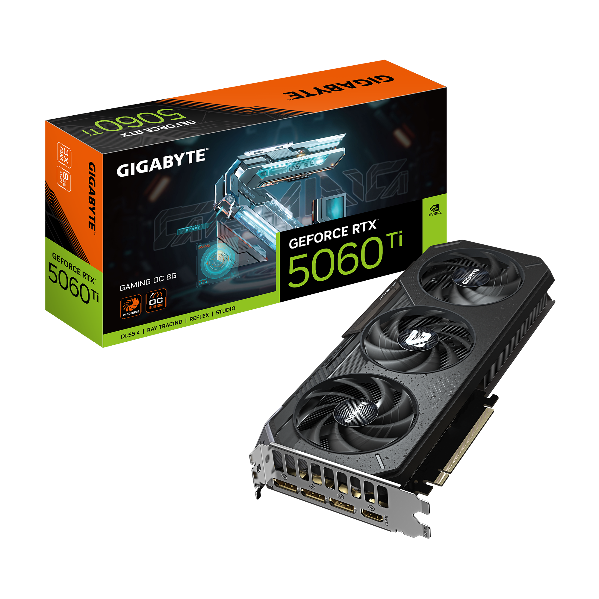 Gigabyte GeForce RTX 5060 Ti GAMING OC 8G (GV-N506TGAMING OC-8GD) | QdL Technologies Gigabyte GeForce RTX 5060 Ti GAMING OC 8G