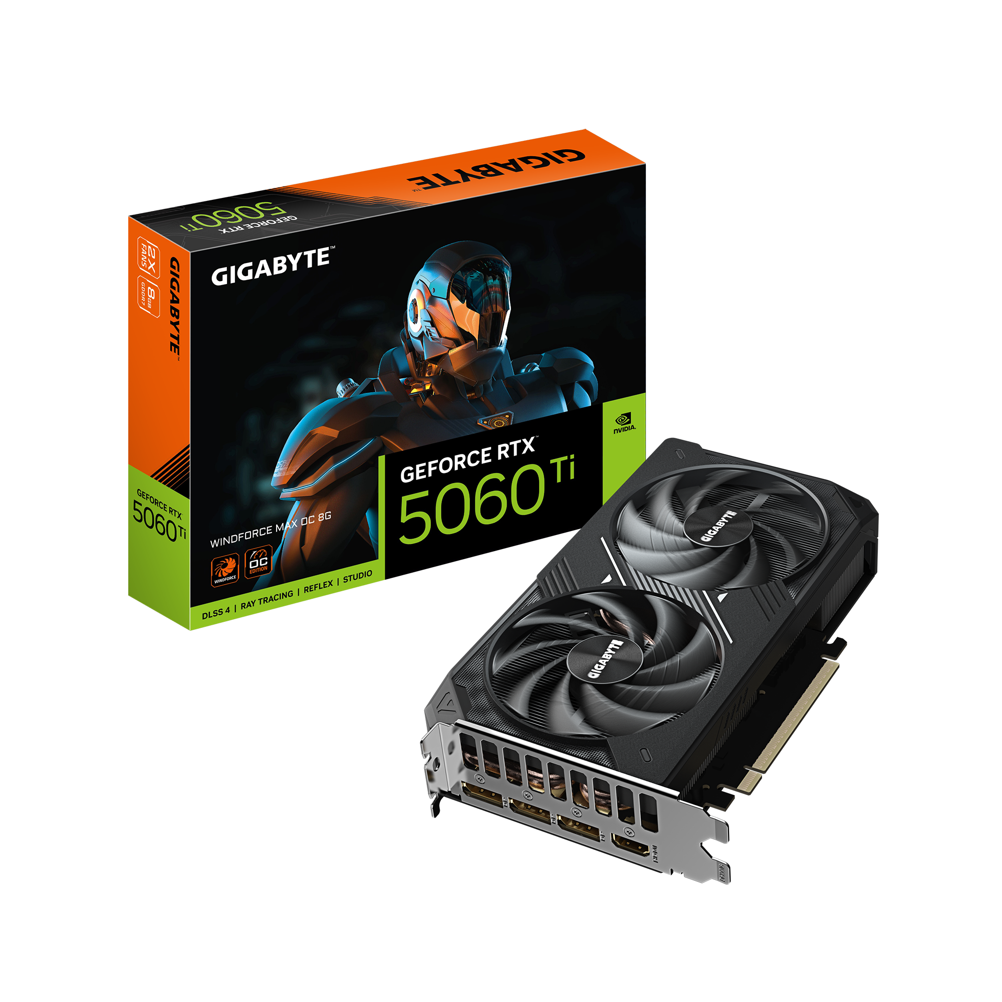Gigabyte GeForce RTX 5060 Ti WINDFORCE MAX OC 8G (GV-N506TWF2MAX OC-8GD) | QdL Technologies Gigabyte GeForce RTX 5060 Ti WINDFORCE MAX OC 8G