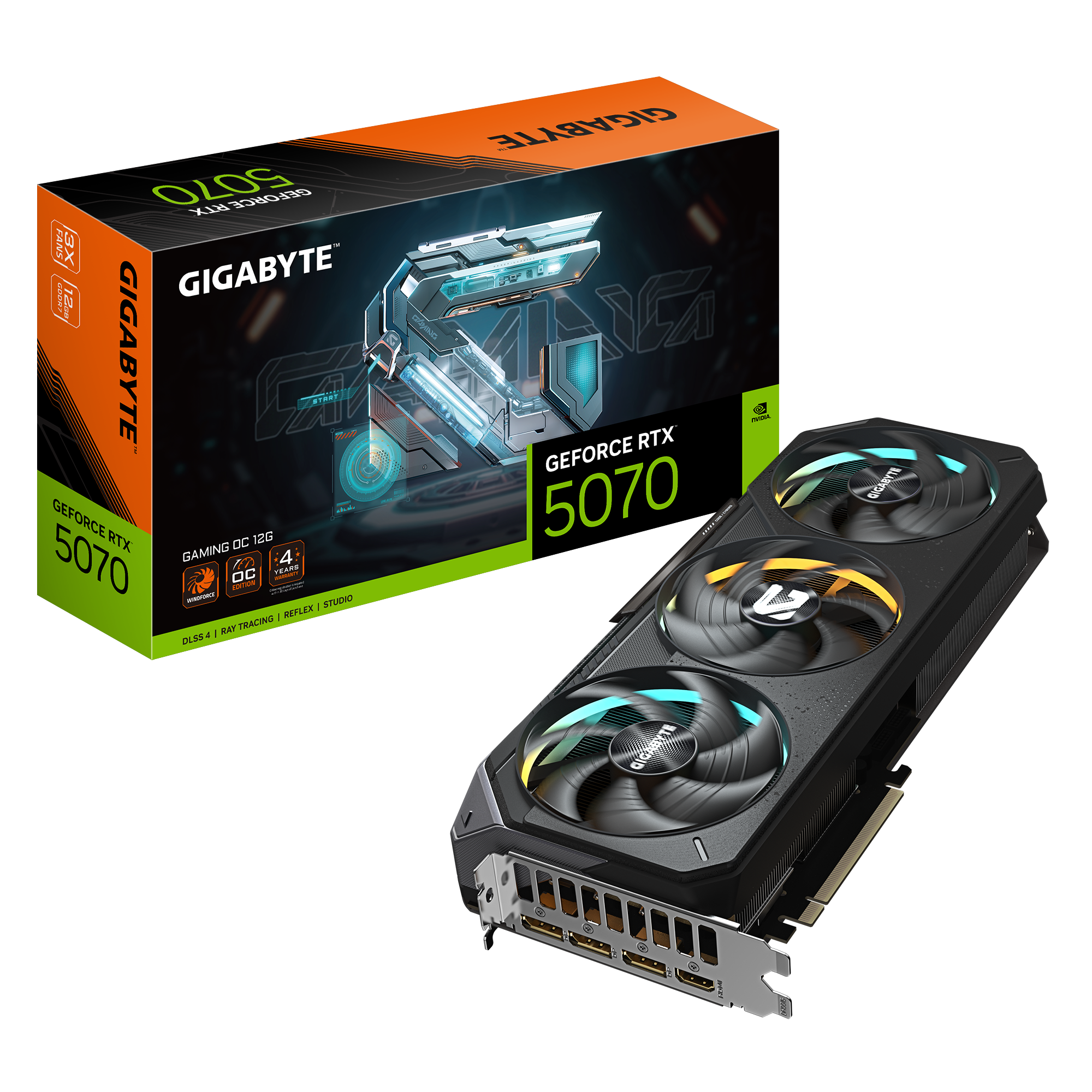 Gigabyte GeForce RTX 5070 GAMING OC 12G (GV-N5070GAMING OC-12GD) | QdL Technologies Gigabyte GeForce RTX 5070 GAMING OC 12G