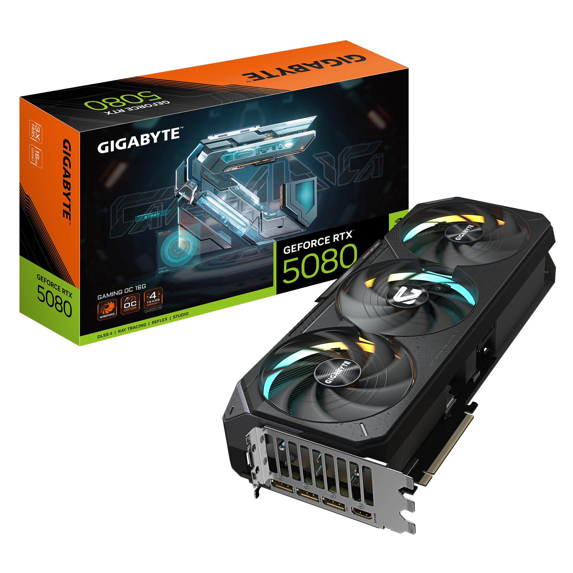 Gigabyte GeForce RTX 5080 GAMING OC 16G (GV-N5080GAMING OC-16GD) | QdL Technologies Gigabyte GeForce RTX 5080 GAMING OC 16G