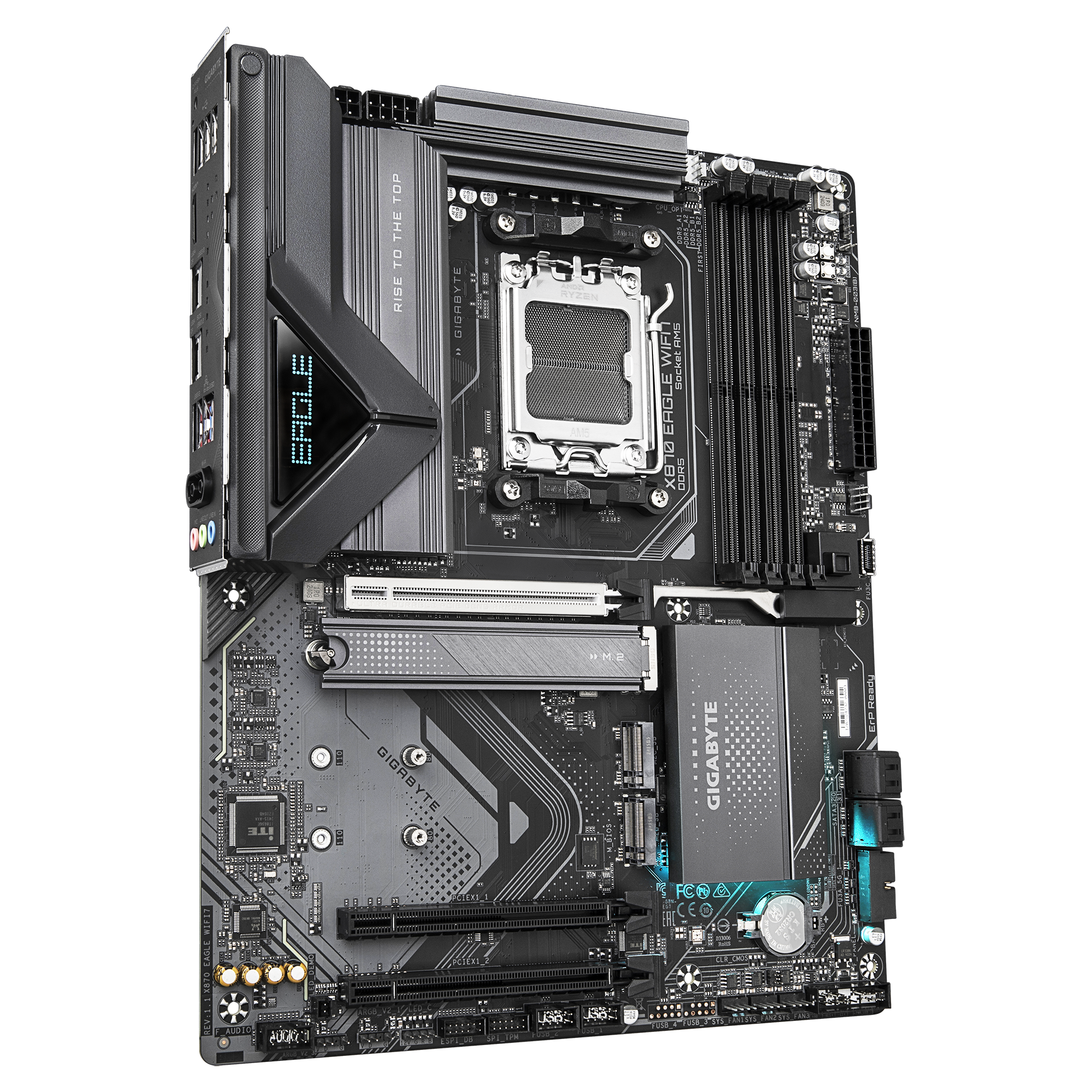 Gigabyte X870 EAGLE WIFI7 AMD AM5 ATX (GA-X870-EAGLE-WIFI7) | QdL Technologies Gigabyte X870 EAGLE WIFI7 AMD AM5 ATX 02