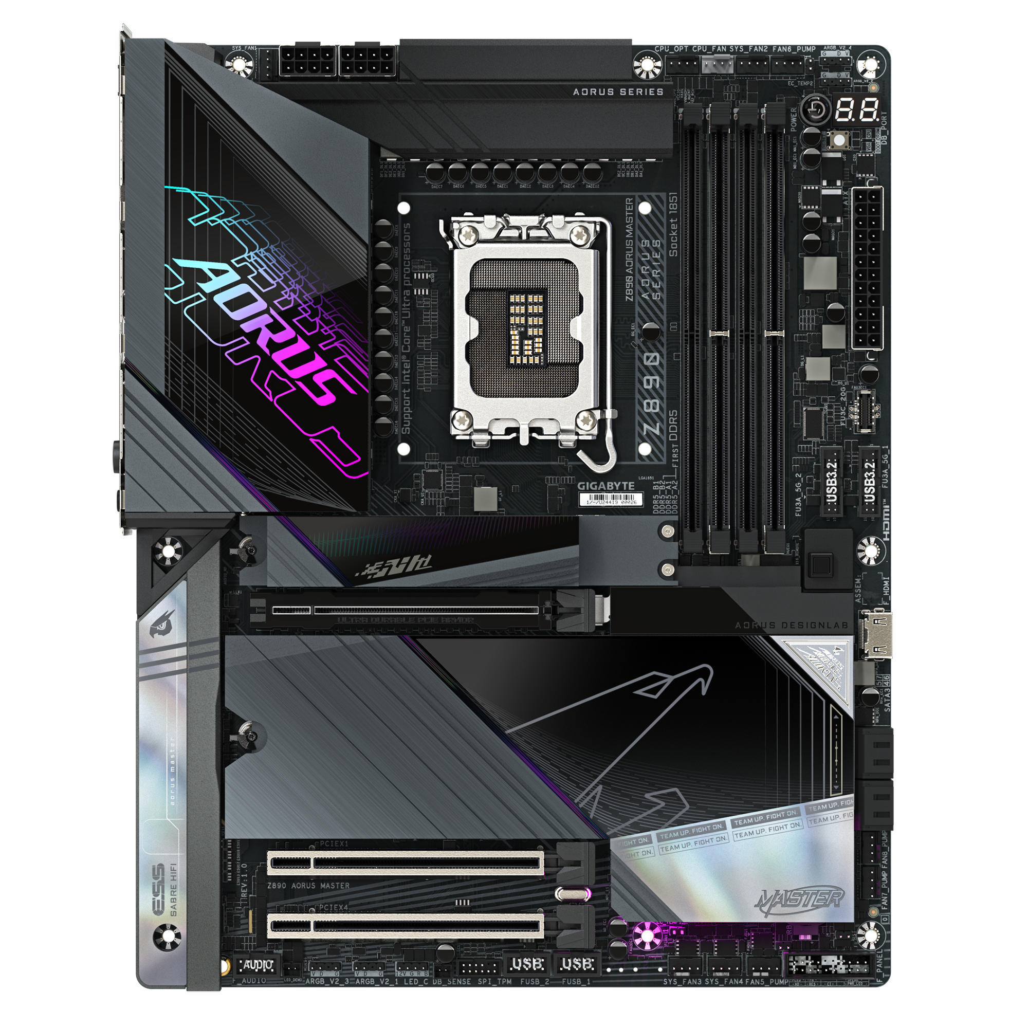 Gigabyte Z890 AORUS MASTER Intel LGA1851 E-ATX (GA-Z890-AORUS-MASTER) | QdL Technologies Gigabyte Z890 AORUS MASTER Intel LGA1851 E ATX 01