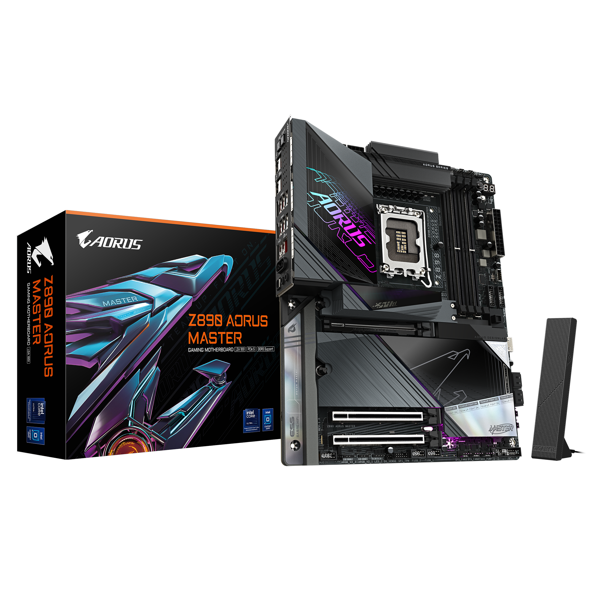 Gigabyte Z890 AORUS MASTER Intel LGA1851 E-ATX (GA-Z890-AORUS-MASTER) | QdL Technologies Gigabyte Z890 AORUS MASTER Intel LGA1851 E ATX
