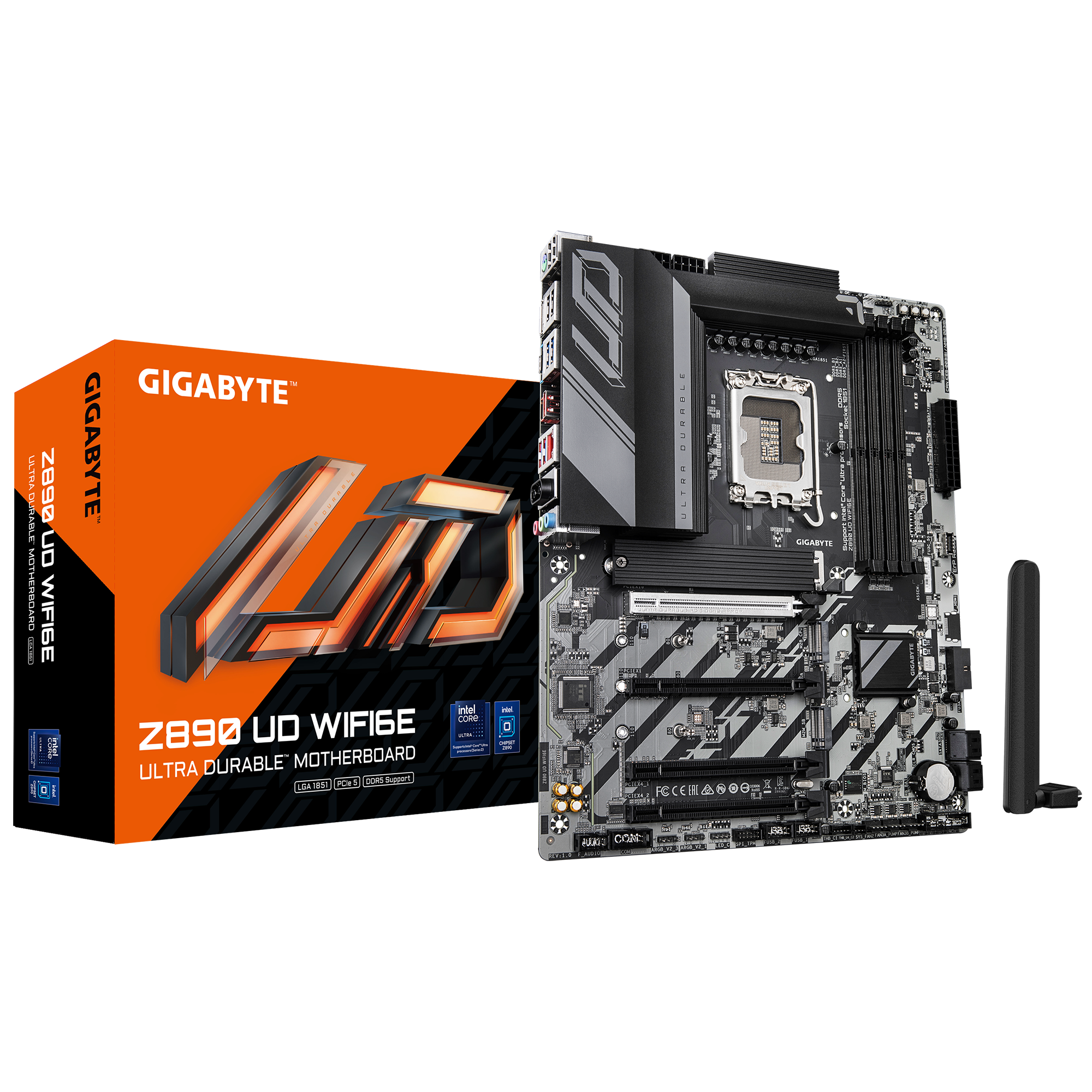 Gigabyte Z890 UD WIFI6E Intel LGA1851 ATX (GA-Z890-UD-WIFI6E) | QdL Technologies Gigabyte Z890 UD WIFI6E Intel LGA1851 ATX